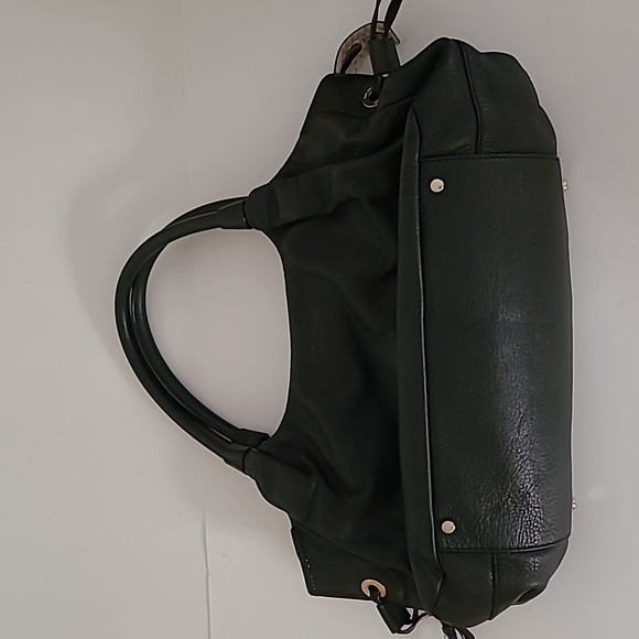 Kate Spade♠️New York Large Black Pebbled Leather Macdougal Alley Stevie Satchel - Picture 12 of 16